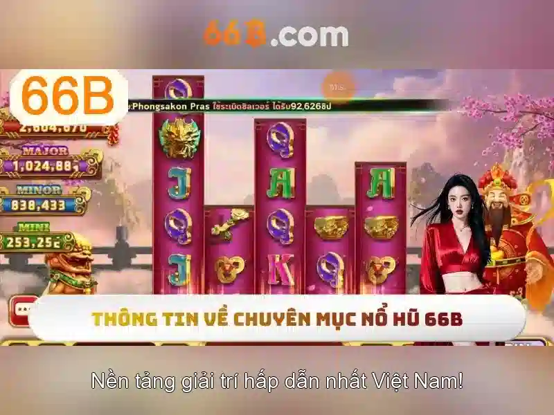 66B chính thức – Trải Nghiệm Slot Đỉnh Cao